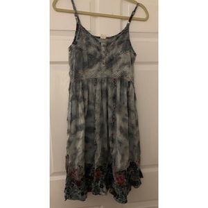 Free People floral spaghetti strap sundress